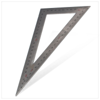 波斯不锈钢三角尺20×40cm BS181140