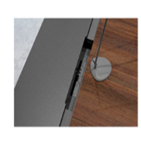 标灿板式主管桌 2800*2300*750 棕色