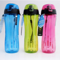 乐扣乐扣塑料便携水杯运动水壶 HLC628 颜色随机(单位:个)