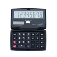 卡西欧(CASIO) SX－100 8位 翻盖折叠便携式计算器 (计价单位：台)