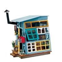 若态若来diy迷你小屋 手工制作拼装小房子模型玩具创意儿童拼插拼图男生女生生日礼物 DGM03浮日隐记