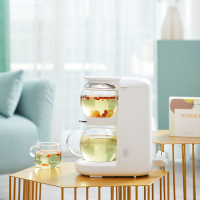 鸣盏 煮茶器 煮茶壶 小型过滤 蒸汽喷淋滴漏式电热茶壶 MZ-1151(即热|喷淋)