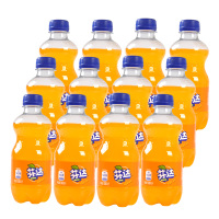 芬达橙味碳酸饮料汽水饮品PET300ml*12瓶可口可乐出品迷