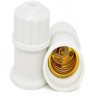 OL BY-668 灯头吊式E27螺口 灯泡节能(吊灯头)灯座罗口 10个/装