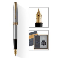 派克(PARKER)2015卓尔钢杆金夹墨水笔 /单支装