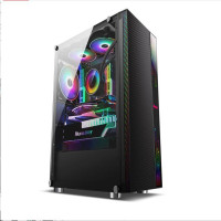 航嘉(Huntkey) GX520S机箱宽体游戏机箱 电脑台式机箱左右侧板托边设计 水冷风冷