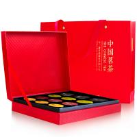 一农精装小罐装茶叶礼盒装 红茶金骏眉龙井四大茗茶茶叶 12罐 小金罐装