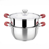 Baard.巴尔德喜迎福星 豪华汤锅(24cm汤锅 +24cm蒸屉) BD-016
