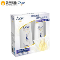 多芬(DOVE) 密集滋养修护套装 洗发水套装 洗发露护发素组合 洗发乳700ml+润发精华素320ml