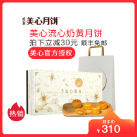 美心月饼 流心奶黄月饼中秋礼品礼盒 进口港式美心流心奶黄月饼360g