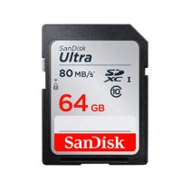 闪迪(SanDisk) 64GB SD存储卡 C10 至尊高速版 读速80MB/s 捕捉全高清