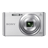 索尼SONYDSCW830便携数码相机照相机卡片机银色约2010万有效像素8倍光学变焦25mm广角