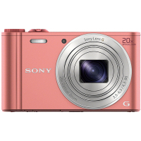 索尼SONYDSCWX350便携数码相机照相机卡片机粉色约1820万有效像素20倍光学变焦WiFi遥控