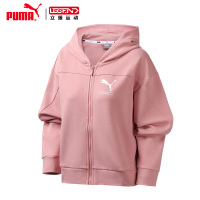 PUMA彪马女子运动服 2019秋新款卫衣 休闲针织开衫连帽外套580857