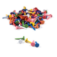 金铭洋(GOLDEN MING YANG) YC 两脚钉 彩色双脚钉 1盒装