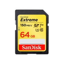 闪迪(SanDisk) 64GB SD存储卡 U3 C10 V30 4K 读速150MB/s 写速60MB/s