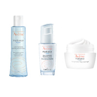 [法国原装进口]Avene雅漾 恒润保湿三部曲肌活水光肌 (精华液200ML+精华素50ML+凝露50ML)