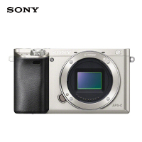 索尼SONYILCE6000APSC微单数码相机机身银色约2430万有效像素a6000