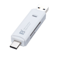 中控手机读卡器FB-OTG9 多功能读卡器USB/Lightning两用 支持SD/TF卡 手机/相机/笔记本多用