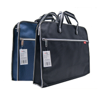 晨光 ADM92934 牛津布手提包 办公文件袋 双层资料包 A4幅面 拉链 蓝色