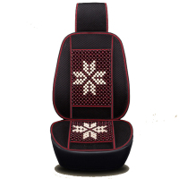 东龙浩宇 A0112宁选 夏季木珠汽车坐垫单片通风透气制冷凉垫珠子小车货车单个通用座垫 百叶款 中国结款