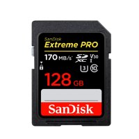 闪迪(SanDisk) 128GB SD存储卡 U3 C10 V30 4K 读速170MB/s 写速90MB/s