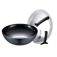 苏泊尔supor臻铁无涂层真不锈精铁炒锅30cm 可立盖燃气专用FC30H7