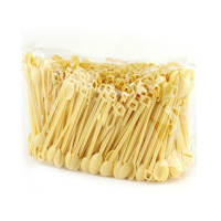 AGQ LH 一次性咖啡勺 搅拌勺 塑料咖啡羹勺子调棒 品尝勺搅拌棒