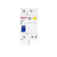 德力西(DELIXI)空气开关 HDBE32LE1C20 家用空开带漏保小型漏电保护断路器 1P+N 20A