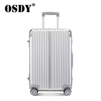 OSDY 8018 20寸铝镁合金拉杆箱 旅行箱托运箱行李箱子