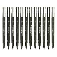uni三菱 水性针管笔 0.5mm绘图笔手绘针管笔 草图笔 勾线笔PIN-200