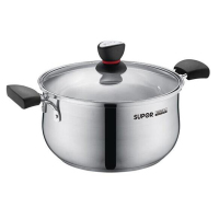 苏泊尔304不锈钢汤锅 20cm明火电磁炉通用ST20H1