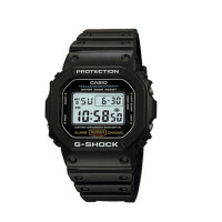 KEPLER卡西欧G-SHOCK 经典系列男士通用双显手表 200m防水运动电子表男 黑色 DW-5600E-1V