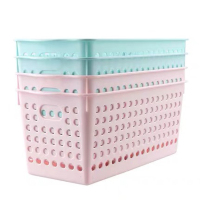 茶花2897圆点收纳筐-M(单位:个)