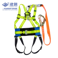 建鋼(JG) 680811高空作业安全带 防坠落双背全身五点可调节式安全带