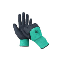 XINGYU/星宇 十三针白尼龙丁腈涂掌手套 N518 M(均码) 黑色涂层(单位:副)