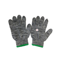650g花线手套 650g花线手套-灰白 650g/打,手腕绿边(单位:副)