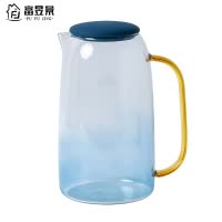 富昱景 北欧云石冷水壶家用耐热耐高温玻璃水壶凉水壶 单个装