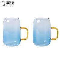 富昱景 北欧云石冷水壶家用耐热耐高温玻璃水壶凉水壶水杯凉杯套装