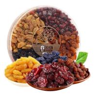 臻味环球圆满果干 盒装500g (乌兹别克黑加仑+土耳其金提+智利蔓越莓+新疆绿葡萄干 )