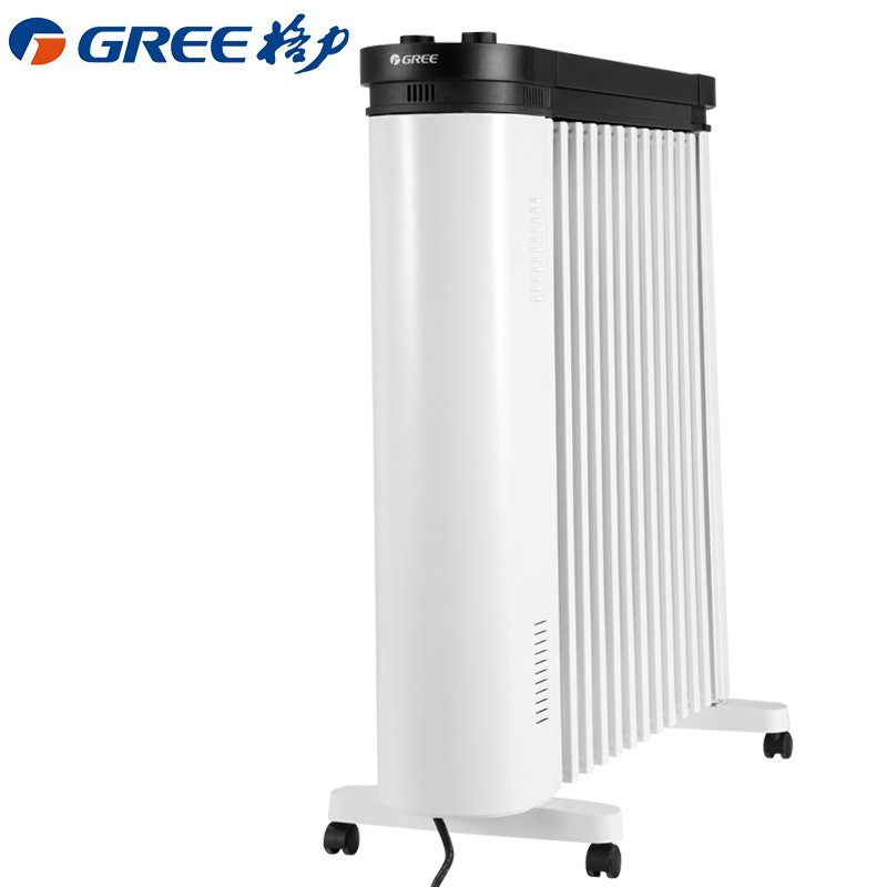 格力(GREE)电油汀NDY20-S6022 电暖器 13折边汀片 3D立体升温 加湿干衣 双U管发热 取暖器