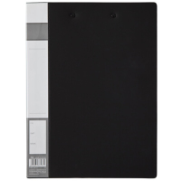 齐心 A604-X办公必备轻便夹 A4 长押夹+板夹 黑 HB