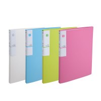 齐心 KF40AK 抗菌资料册 A4 40袋 银白 (单位：个）