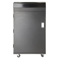 齐心 S620 巨无霸全能碎纸机 2×6mm/12张纸/A3/A4规格/80L/四入口/续航24小时 黑 (单位:台)