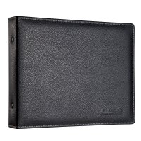 齐心 A2103 商务名片册 二段六格/360枚 黑 (单位:本)