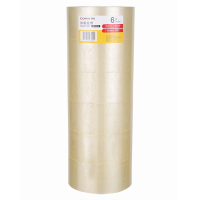 "齐心 JP6020-6 封箱胶带 透明 (单位:卷 )"