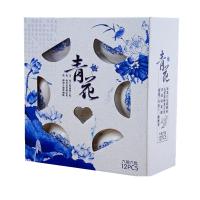 素制 12头餐具礼盒 青花瓷6碗6勺