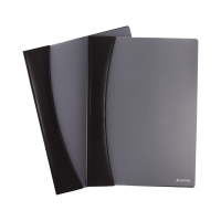 齐心外销 A7854 拉口情人夹 A4 黑 (单位：个）