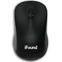 方正(iFound) W636鼠标 无线笔记本电脑办公无线鼠标 黑色