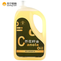 黄金树 芥花籽油 物理压榨食用油植物油 3L瓶装sz